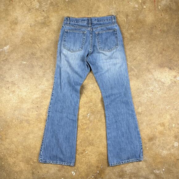 GAP Low Rise Flare Vintage Jeans Women’s Size 6 Paint Splatter Y2K Denim‎ - Picture 5 of 12